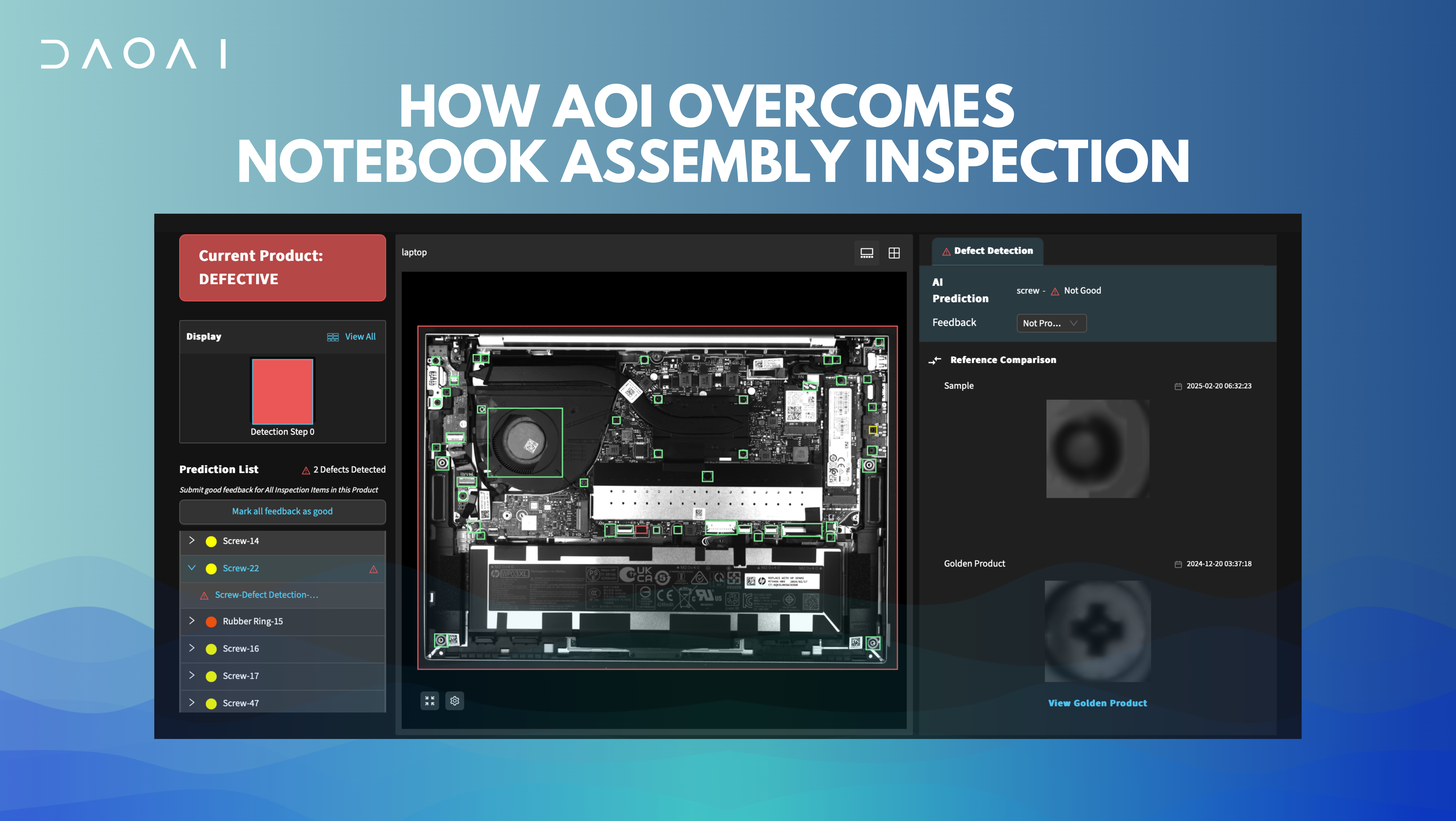 How AOI Overcomes Notebook Assembly Inspection